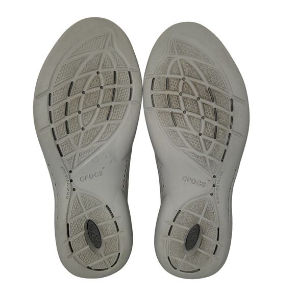 Crocs Mens LiteRide 360 Pacer Sneakers Sz 10 Walking Gym Shoes Black Gray EUC main image 2